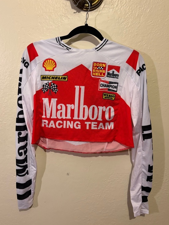 Marlboro Tops - Retro F1 Marlboro Cropped Jersey